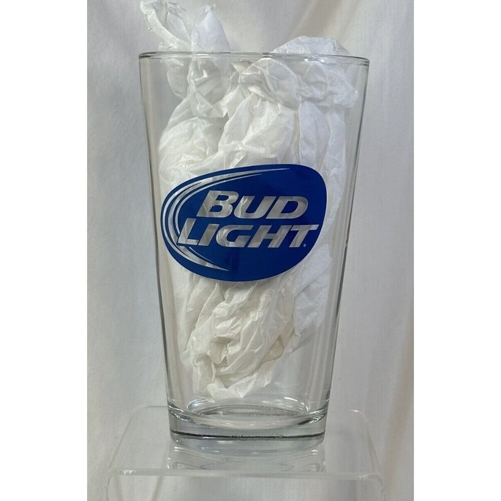 Bud Light Pint Glass Juanas Pagodas Sailors Grill Navarre Beach FL 16oz Barware